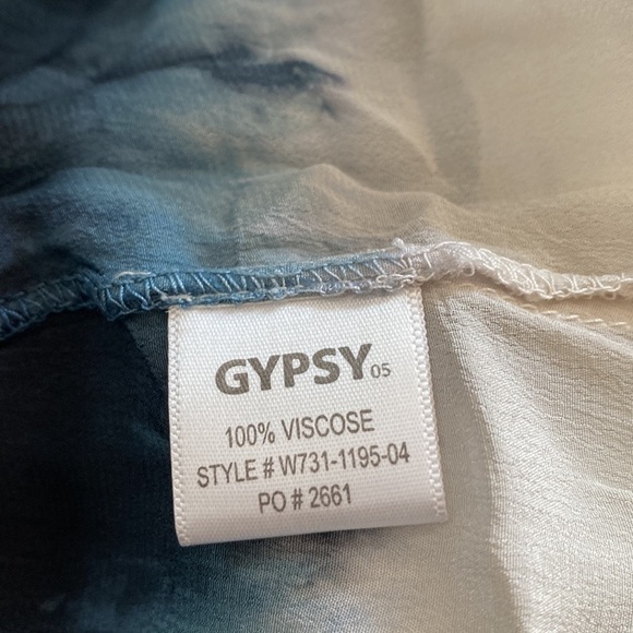 Anthropologie Gypsy 05 Global Village Tie Dye Blouse - Picture 8 of 9